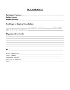 Doctor’s Note from Hospital – eDocNotes.com